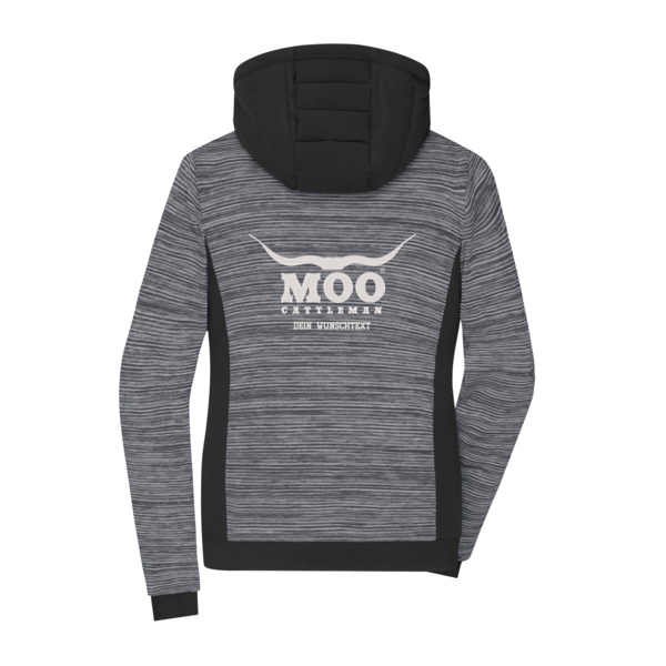 Rückenstick - Ladies' Padded Hybrid Jacket Miniaturansicht