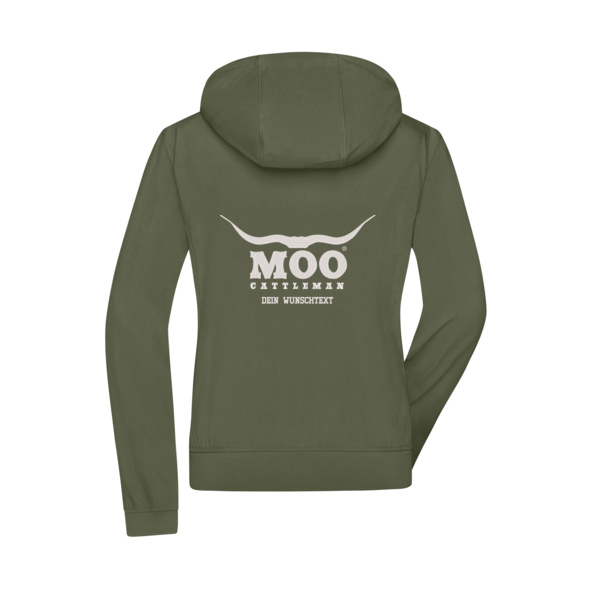 Rückenstick - Ladies' Hooded Softshell Jacket Miniaturansicht