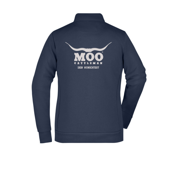 Rückenstick - Ladies' Hybrid Sweat Jacket Miniaturansicht