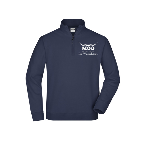 Brustdruck - Round-Neck Zip Miniaturansicht