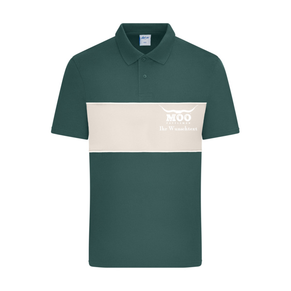 Brustdruck - Polo colour-block UNISEX Miniaturansicht